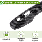Exterior Door Handle Cover Trim for Nissan Sentra (2020–2025) Carbon Fiber Black