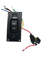 Switch Panel Pump / DC 12V 20A / Curved Waterproof ON-OFF-ON