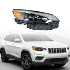 Full LED Headlight Assembly Pair for Jeep Cherokee (2019–2021)