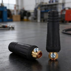 Set of 2 Welding Cable Connectors Male Quick Fitting DKJ1025 10 25mm2