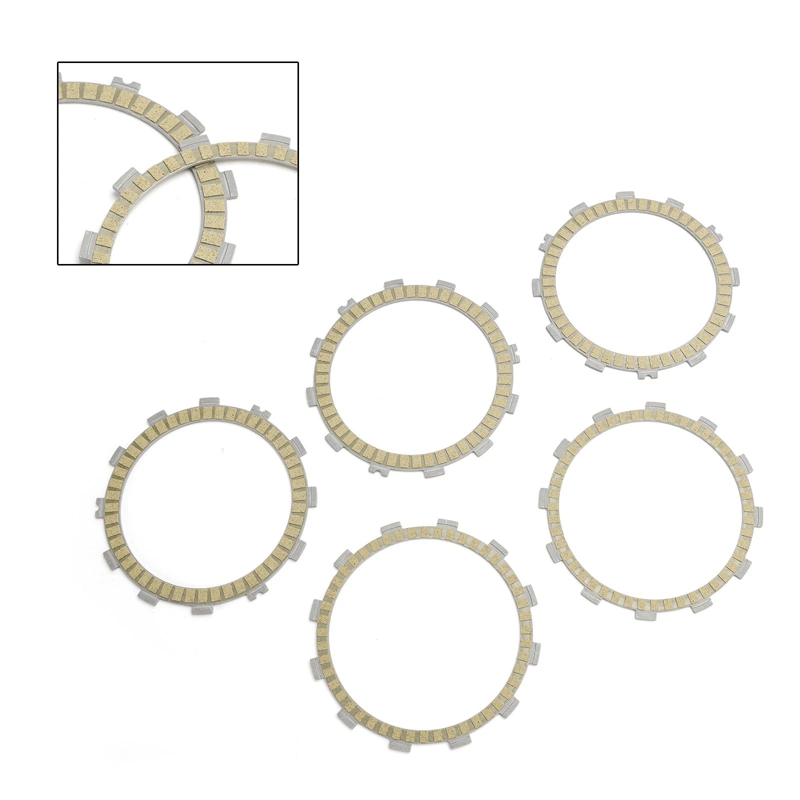 Clutch Friction Plate Kit for Kawasaki Z250 ABS Z300 (2015–2017) 13088-0558