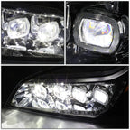 LED DRL Sequential Signal Projector Headlights for Cascadia (2018–2024)