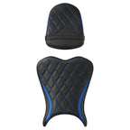 Rider Driver & Passenger Seat for Suzuki GSXR600 GSXR750 (2006–2007) Black Blue