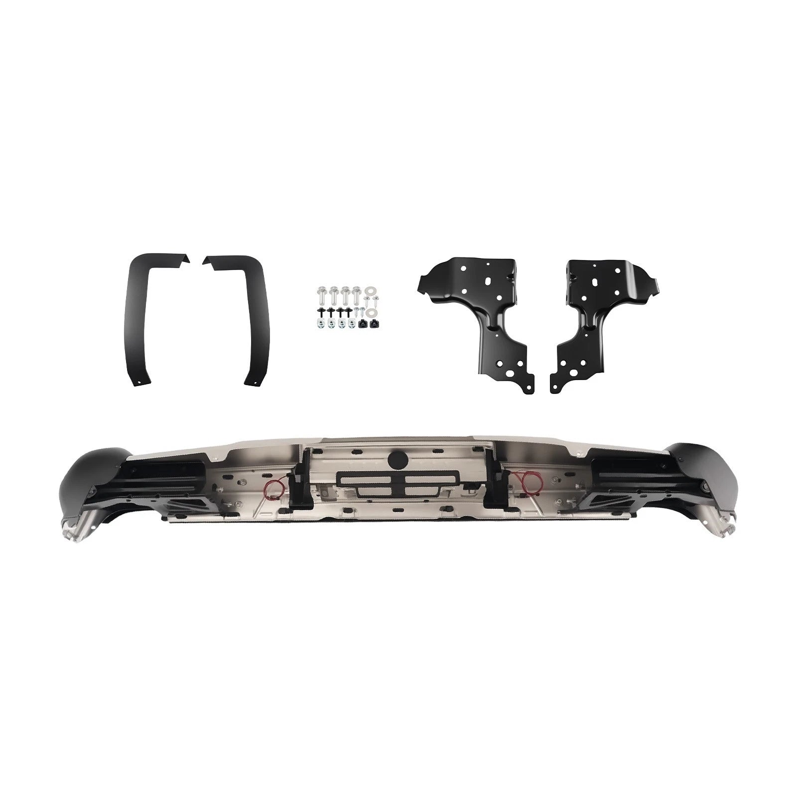 Chrome Rear Bumper for Chevrolet Silverado 2500HD/3500HD (2015-2019)