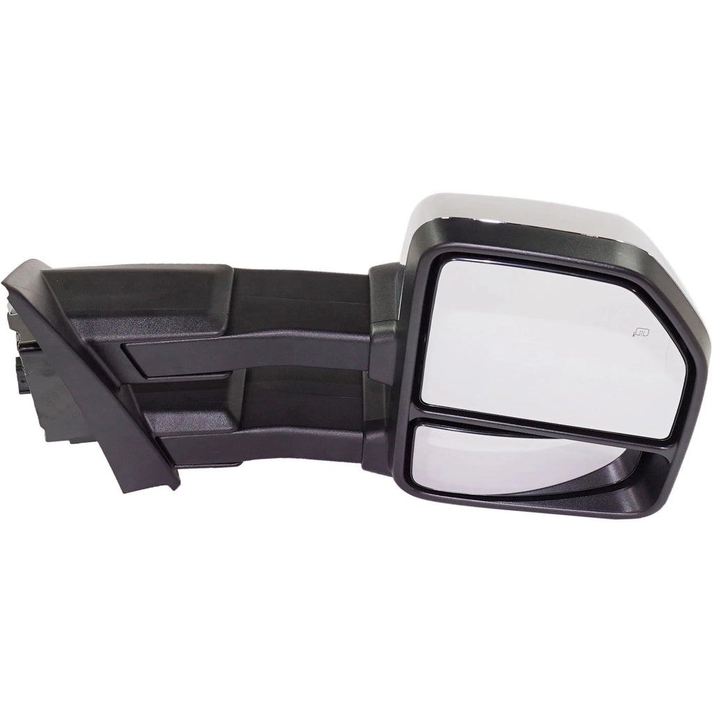 Towing Mirror for Ford F-150 (2015–2018) RH Power Heated Chrome Signal Light