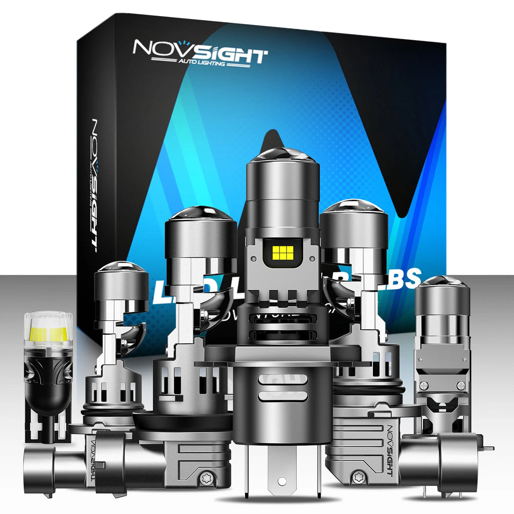 Set of 4 LED Headlight Bulbs 9005 9006 H11 H4 H7 H13 17000LM 60W