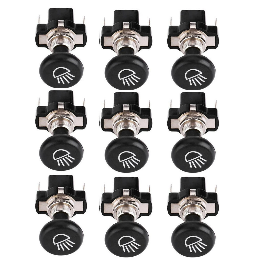 9X 12V Headlight Push Pull Light Switch for EZGO Club Car Golf Cart