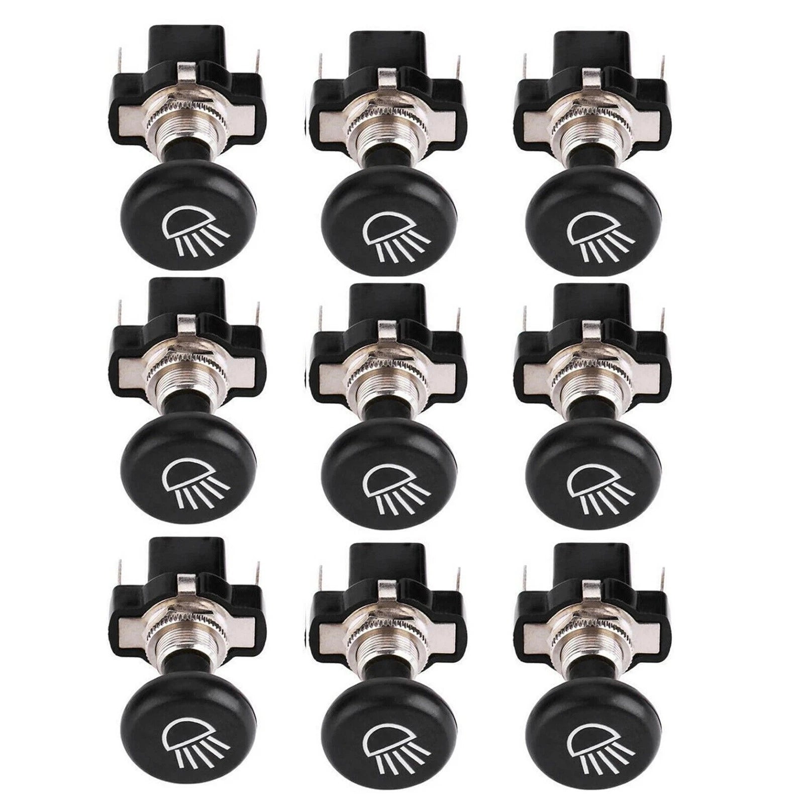 9X 12V Headlight Push Pull Light Switch for EZGO Club Car Golf Cart