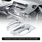 Set of 2 ABS Side Fairing Accent Grilles for Honda Goldwing GL1800 (2001–2011) Chrome