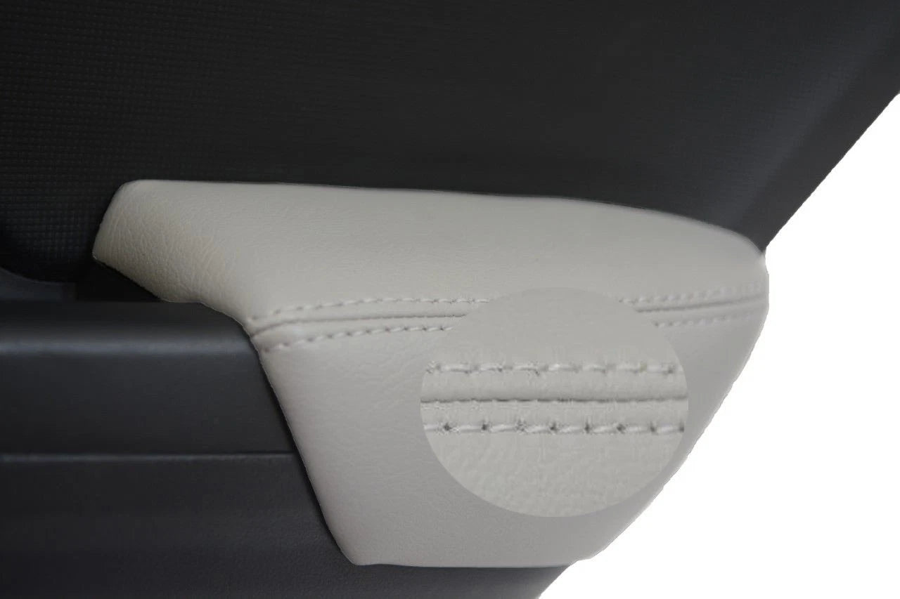 Front Door Armrest Leather Cover for Honda Civic Sedan (2012–2015) Gray