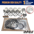 Overhaul Rebuild Kit for Mitsubishi S4Q S4Q2 (Engine Piston Ring Liner Gasket)