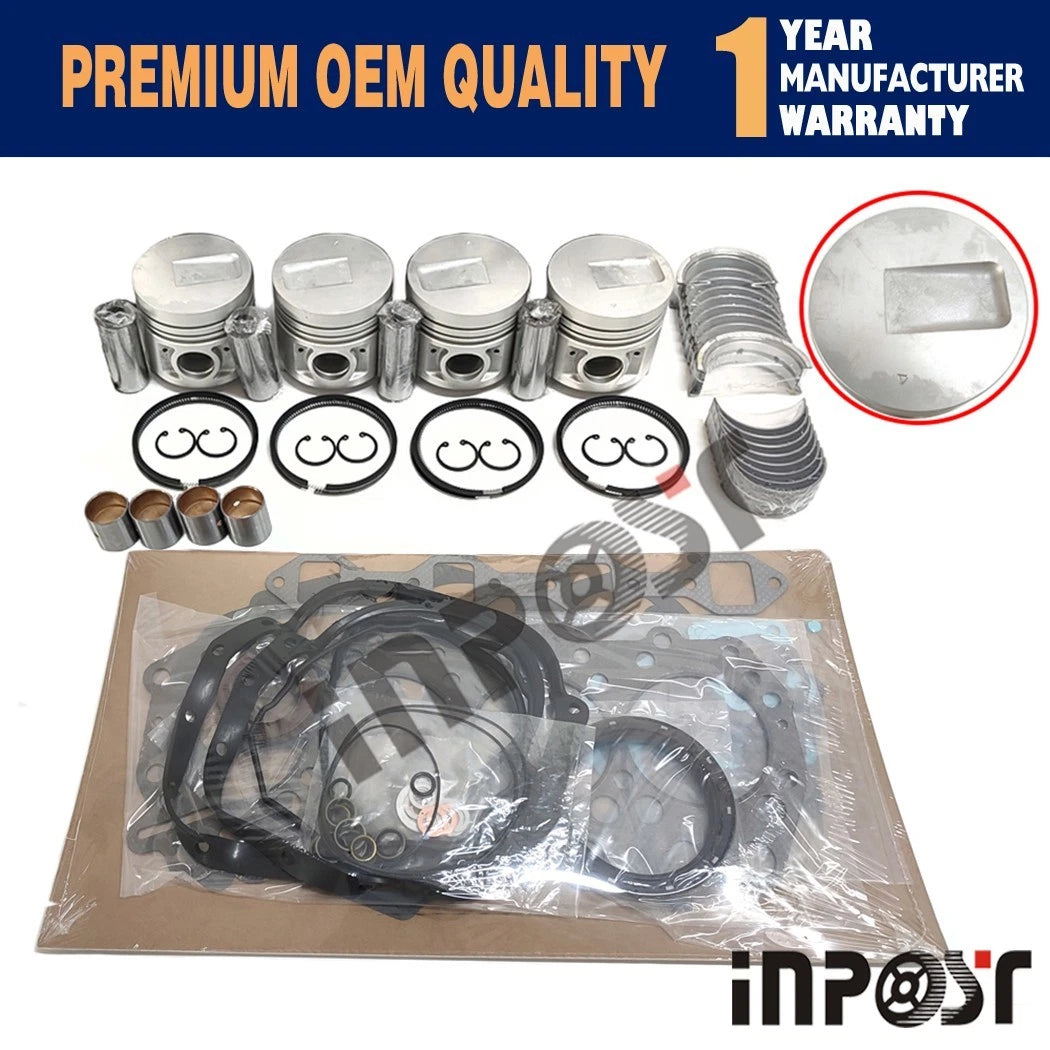 Overhaul Rebuild Kit for Mitsubishi S4Q S4Q2 (Engine Piston Ring Liner Gasket)