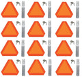 Set of 12 Slow Moving Signs with Mounting Blades Sockets & Bolts