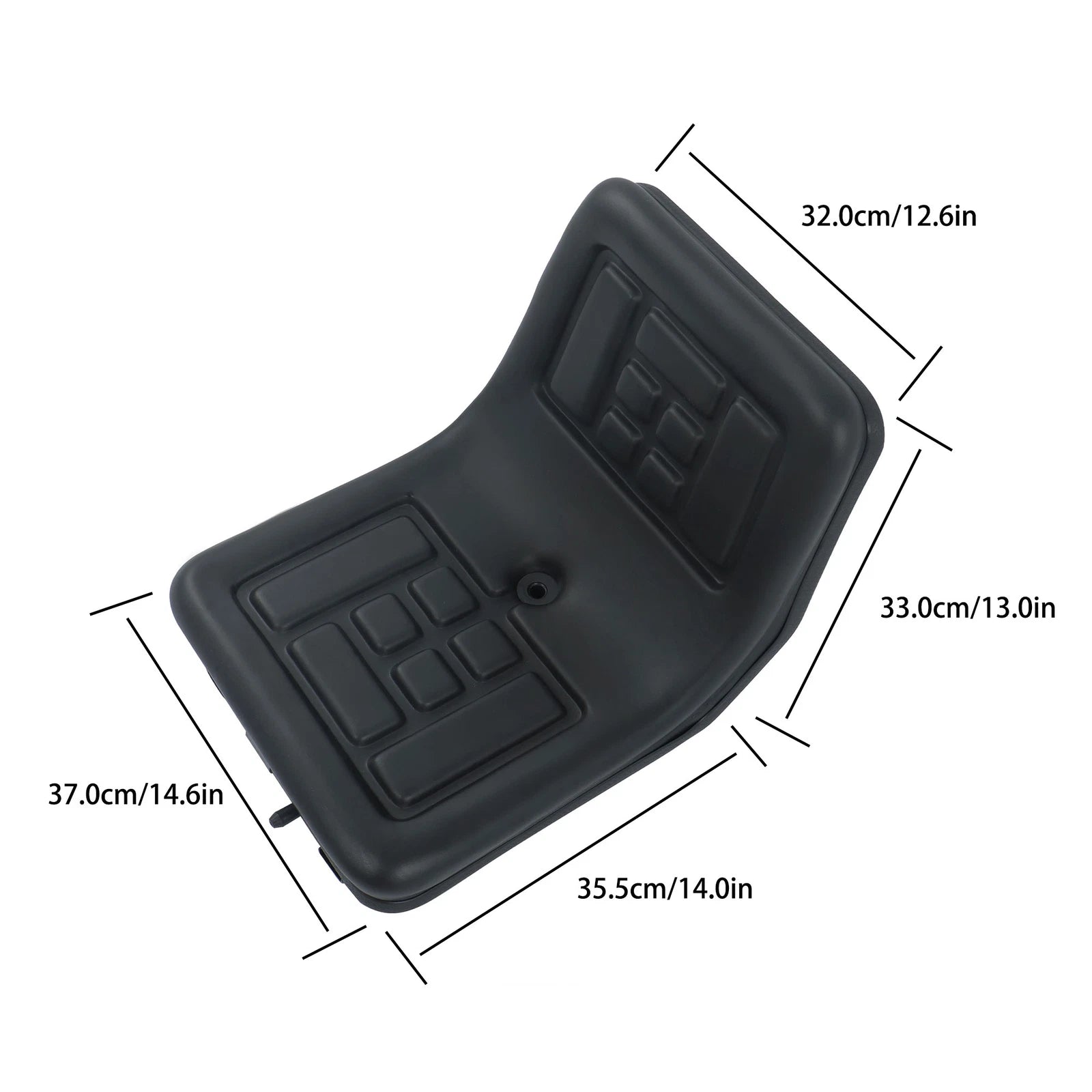 Universal High Back Mower Seat for Lawn Tractor (Durable)