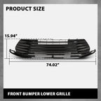 Front Bumper Lower Grille for Toyota Sienna (2021–2025)