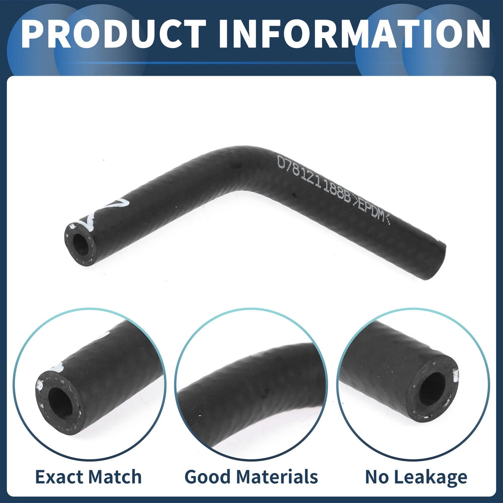 Radiator Hose for Audi A4 S4 (1999–2005) No. 078121188B Black 1 Pc