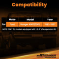 Front Shock for Ford Ranger (1983–1997) 1.5-2" Lift 4WD/2WD Kit