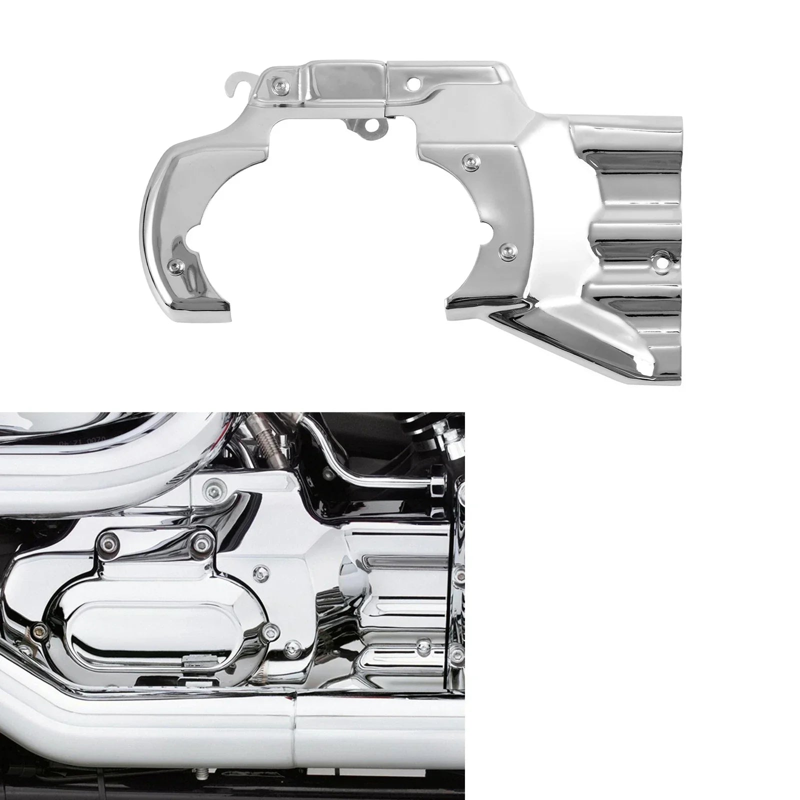 Engine Transmission Interface Cover for Harley Softail Custom FXST (2007-2017)