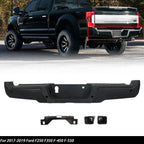 Rear Step Bumper for Ford F250 F350 (2017â2019) with Sensor Holes