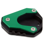 Green Foot Stand Side Extension Plate for KAWASAKI Ninja 400, Versys 650 (2018-2023)