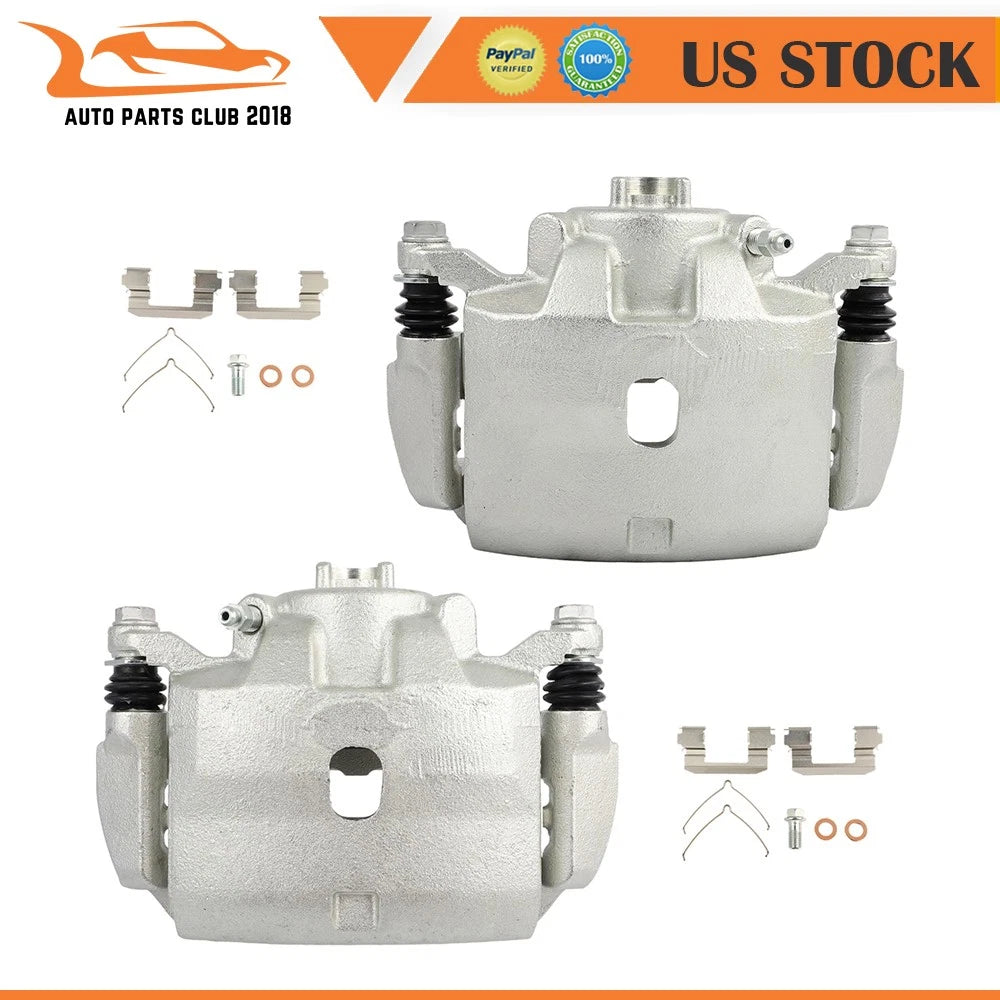 Set of 2 Front Brake Calipers w/ Bracket for Honda CR-V (2012–2016)