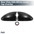 Pair Rearview Mirror Cover Overlay Gloss Black for Chevrolet Cruze (2009–2015)