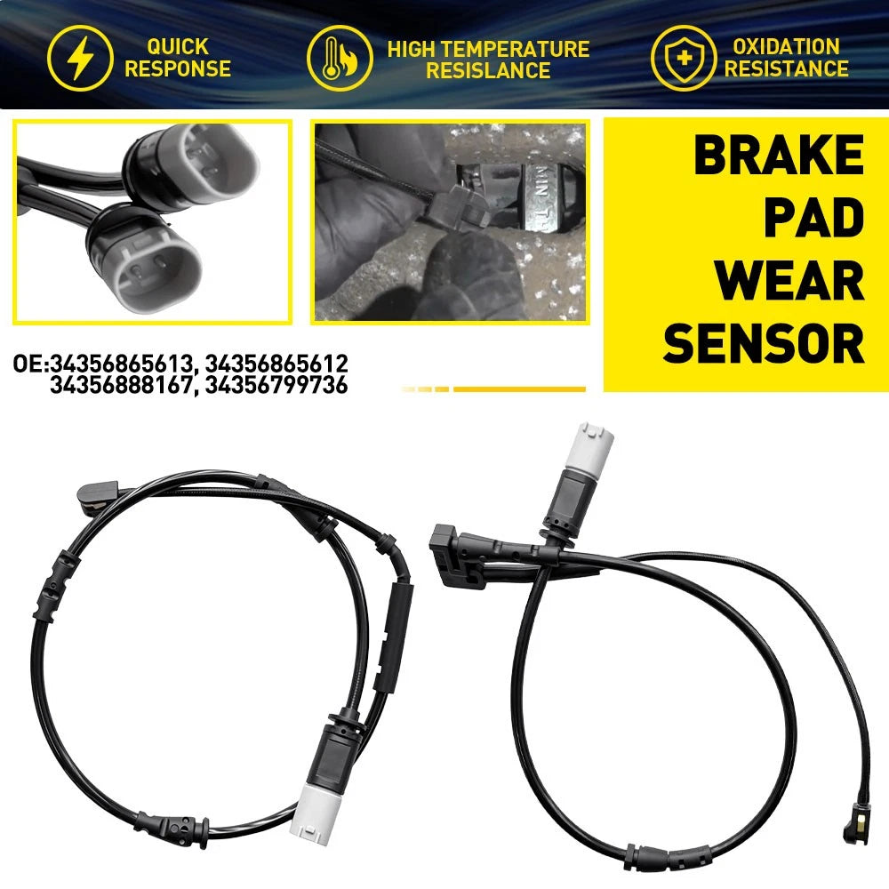 Set of 2 Brake Pad Wear Sensors for BMW X1 X2 (F48 F39) MINI Clubman