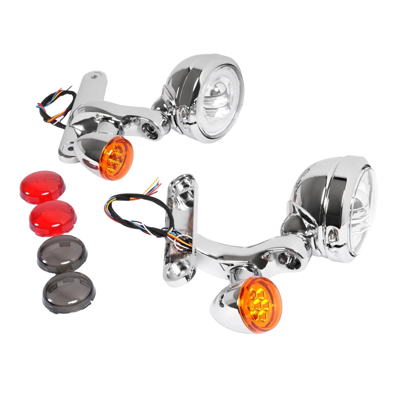 LED Fog Light for Harley Electra Glide FLHX FLHR (2007–2023)