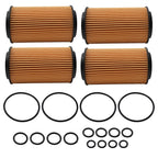4PCS Oil Filters for Mercedes-Benz E-Class W212 W211 (2009–2018)