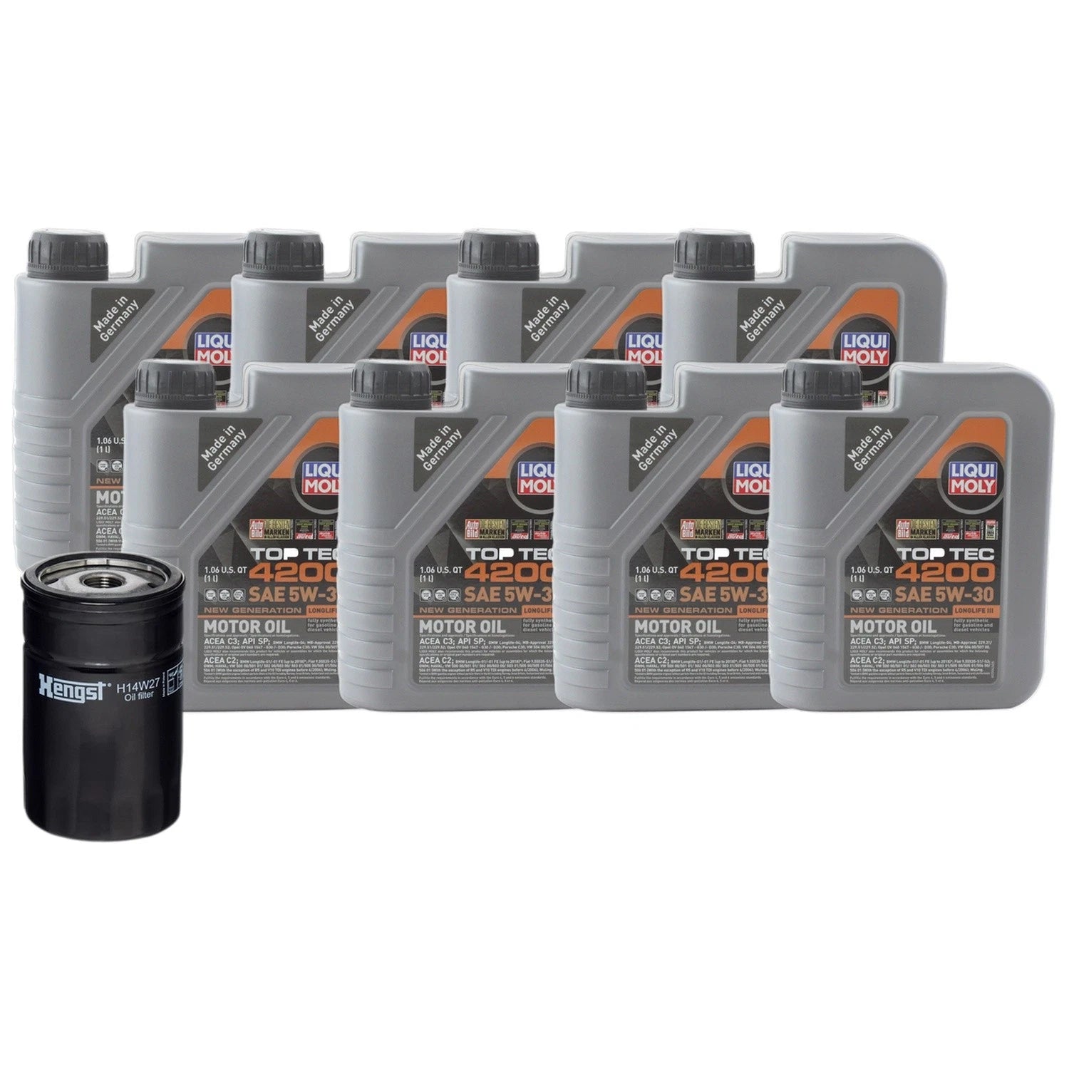 Liqui Moly Top Tec 4200 5W-30 Engine Oil Change Kit for Audi RS6 (2003–2010)