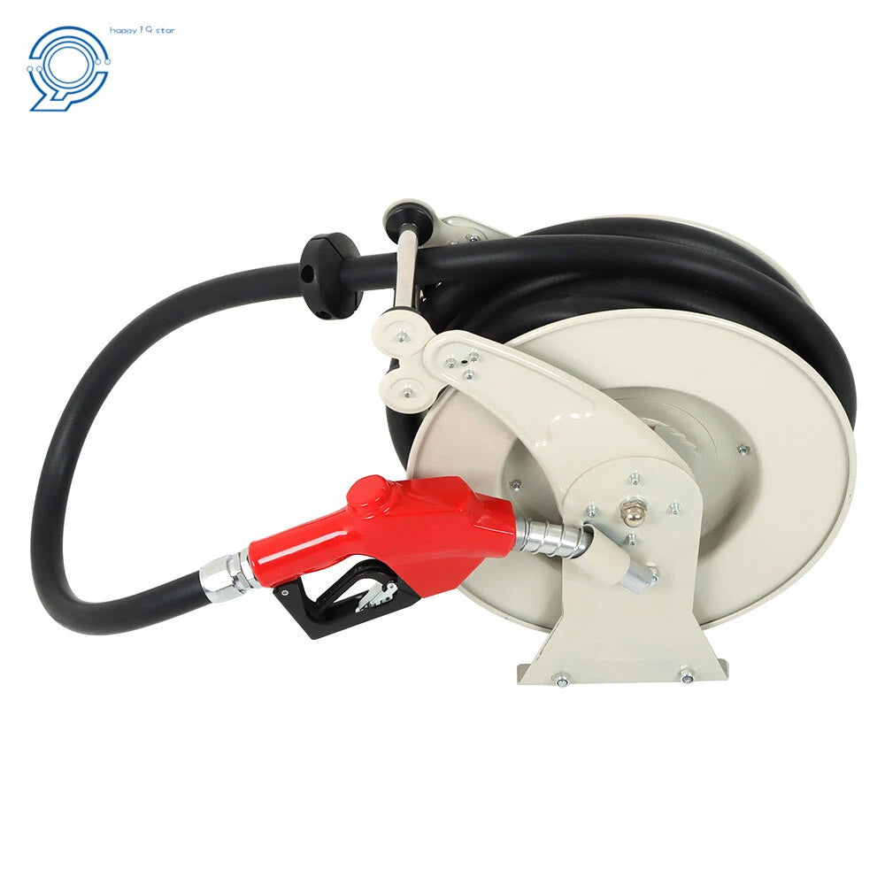Retractable Diesel Fuel Hose Reel 1" x 33' for Auto Refueling