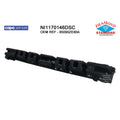 Replacement Polypropylene Rear Bumper Impact Absorber for 2007-12 Nissan Sentra