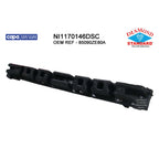 Replacement Polypropylene Rear Bumper Impact Absorber for 2007-12 Nissan Sentra