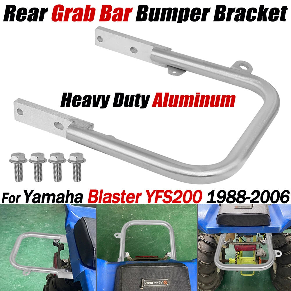 Aluminum Rear Grab Bar Back Bumper Bracket for Yamaha Blaster YFS200 (1988–2006)