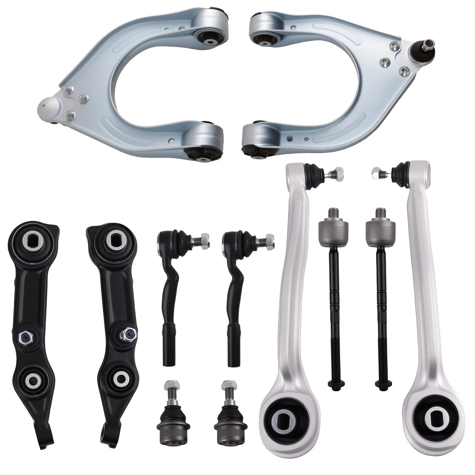 Suspension Kit Control Arms Tie Rod Ends for Mercedes Benz W211 (2003–2009)