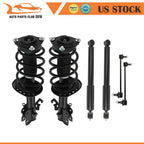 Front Struts & Rear Shocks for Nissan Sentra (2014–2019) w/Coil Spring & Sway Bars