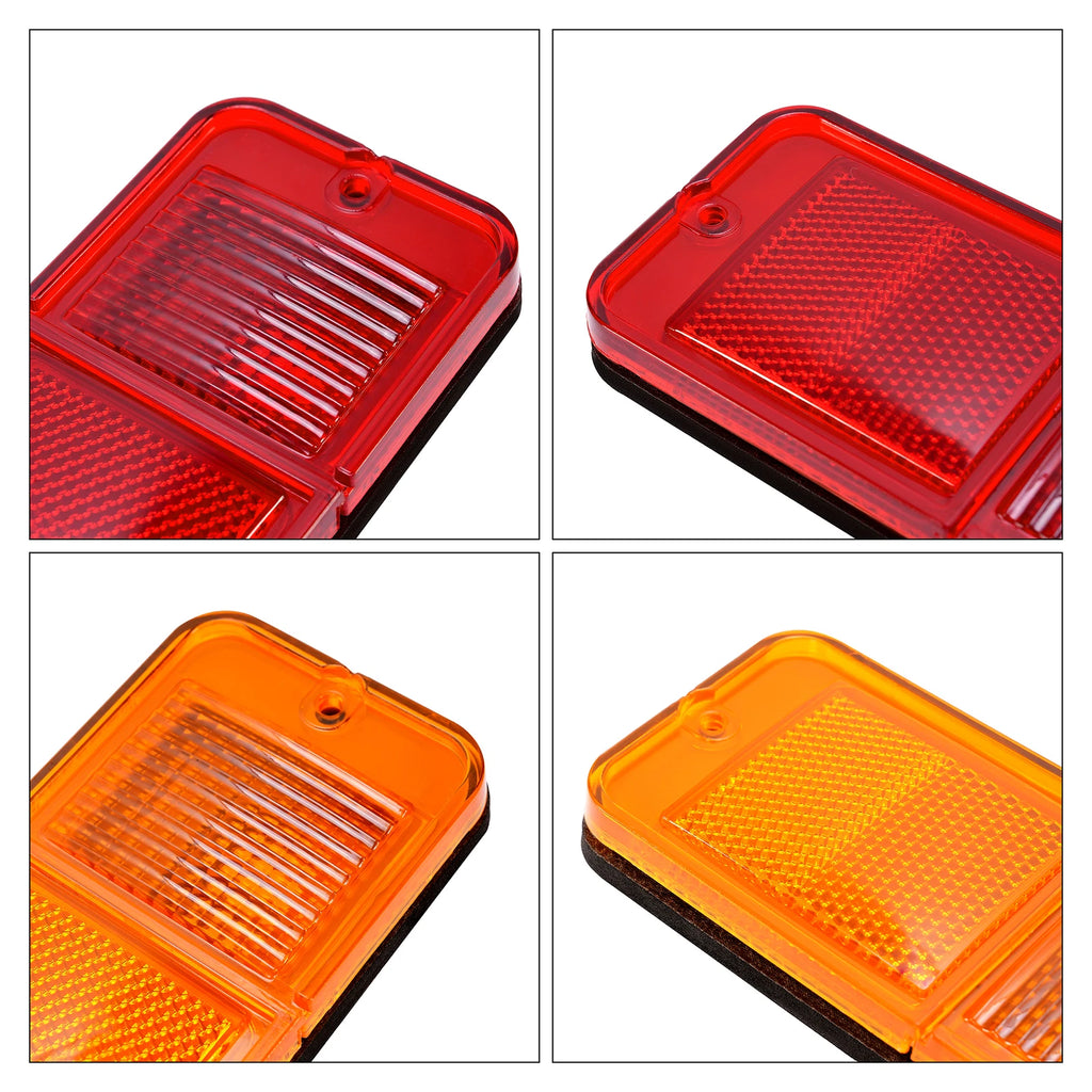 Set of 2 Side Marker Lights for Chevy GMC C/K Pickup Suburban (1968–1972)