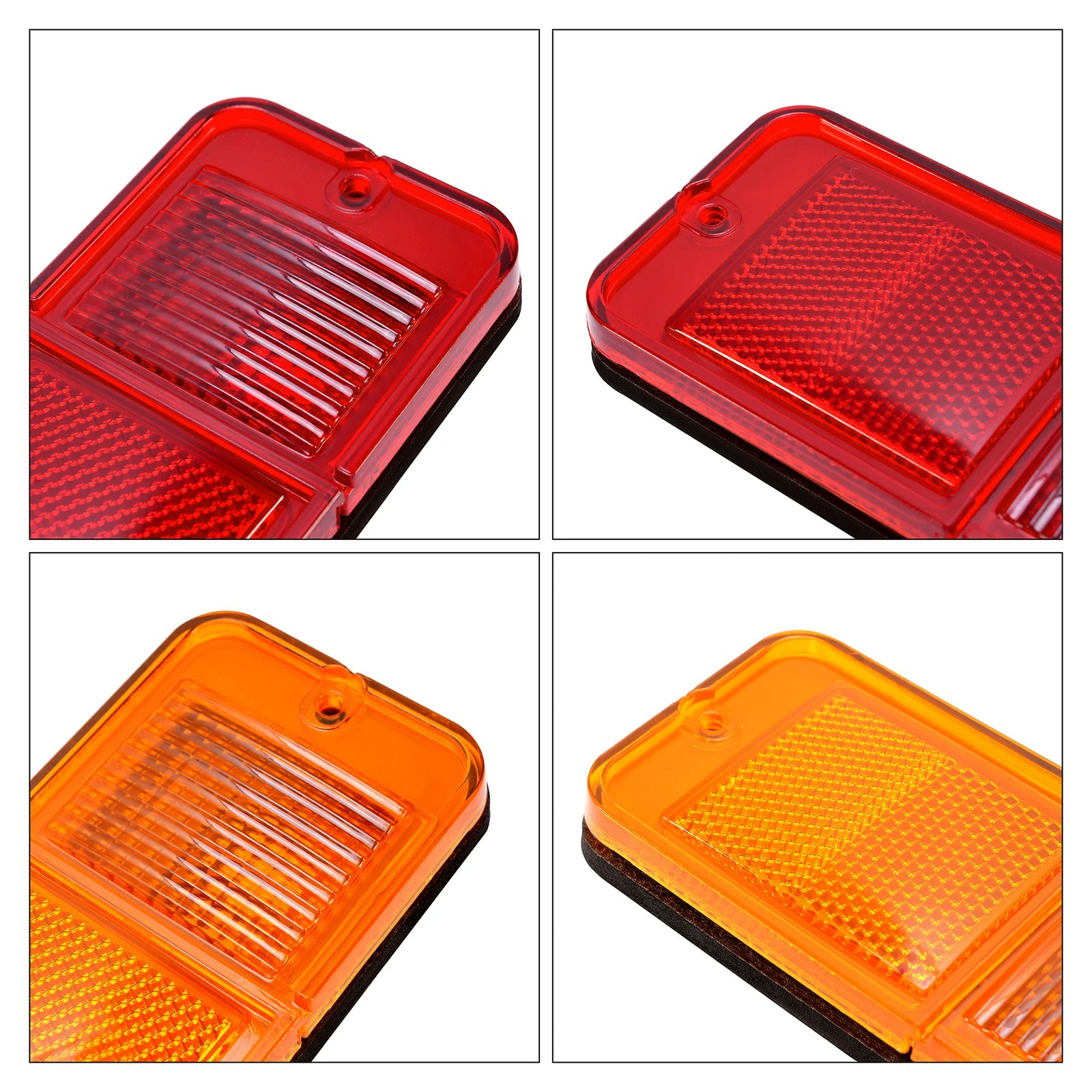 Set of 2 Side Marker Lights for Chevy GMC C/K Pickup Suburban (1968–1972)
