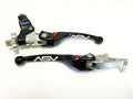 ASV F4 Front Brake Clutch Perch Levers Black Pair for Honda TRX 250EX TRX 250X (2001–2009)
