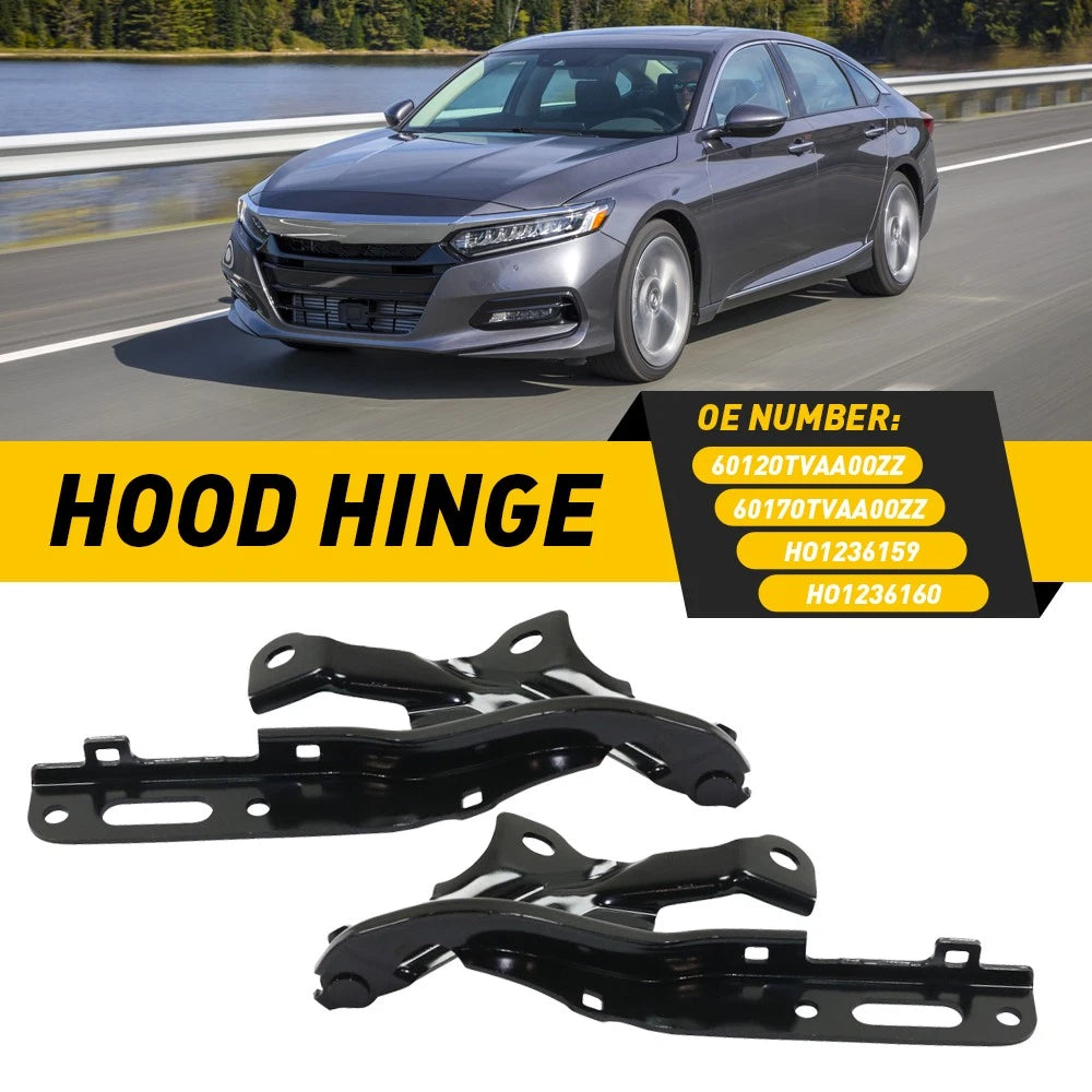 2X Front Hood Hinges for Honda Accord (2018–2022)