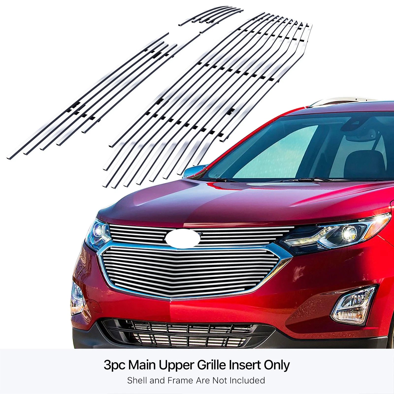 Stainless Chrome Billet Grille Insert for Chevy Equinox (2018-2021)