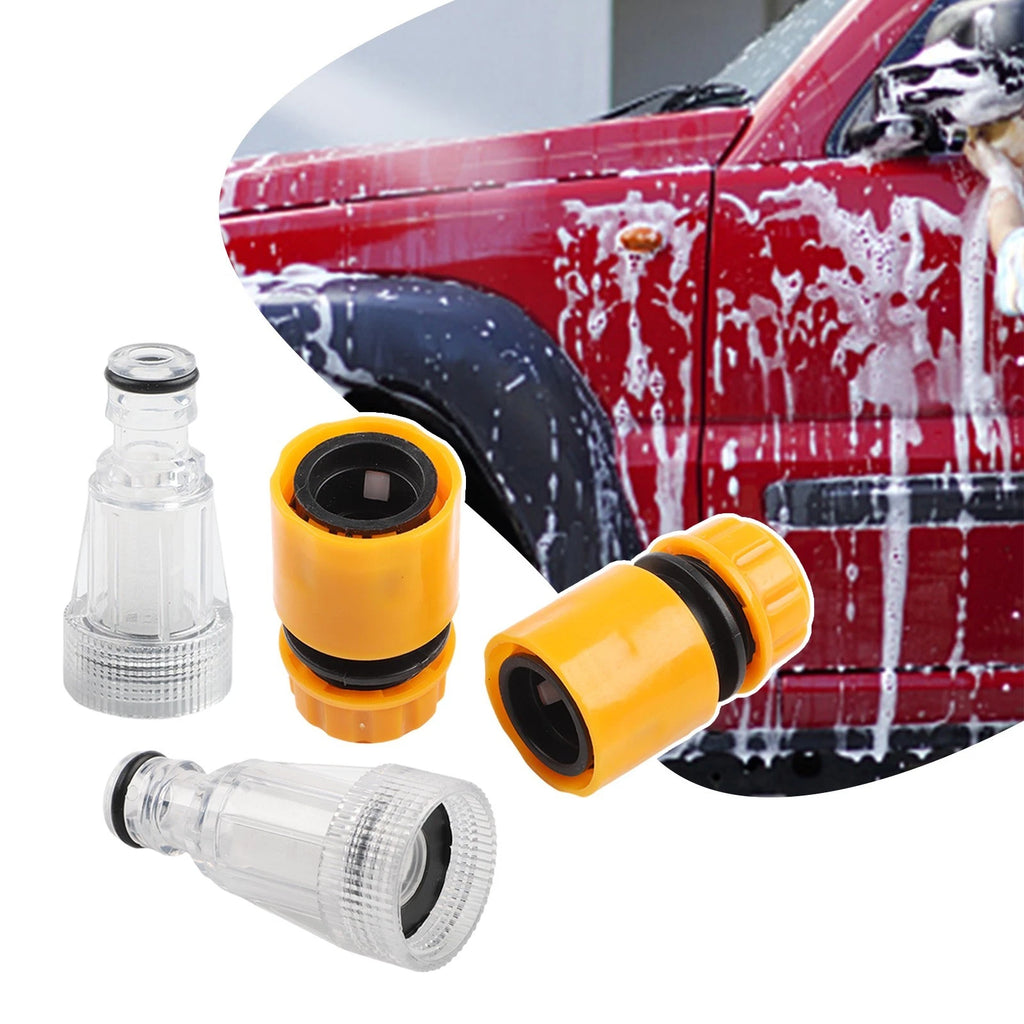 Water Pipe Fittings with Rubber Adapters for Car Wash Applications