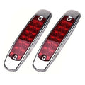 Red 12 LED Sealed Side Marker Clearance Lights for Trailer