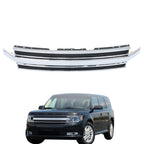 Front Upper Bumper Grille with Chrome Trim for Ford Flex (2013–2019)