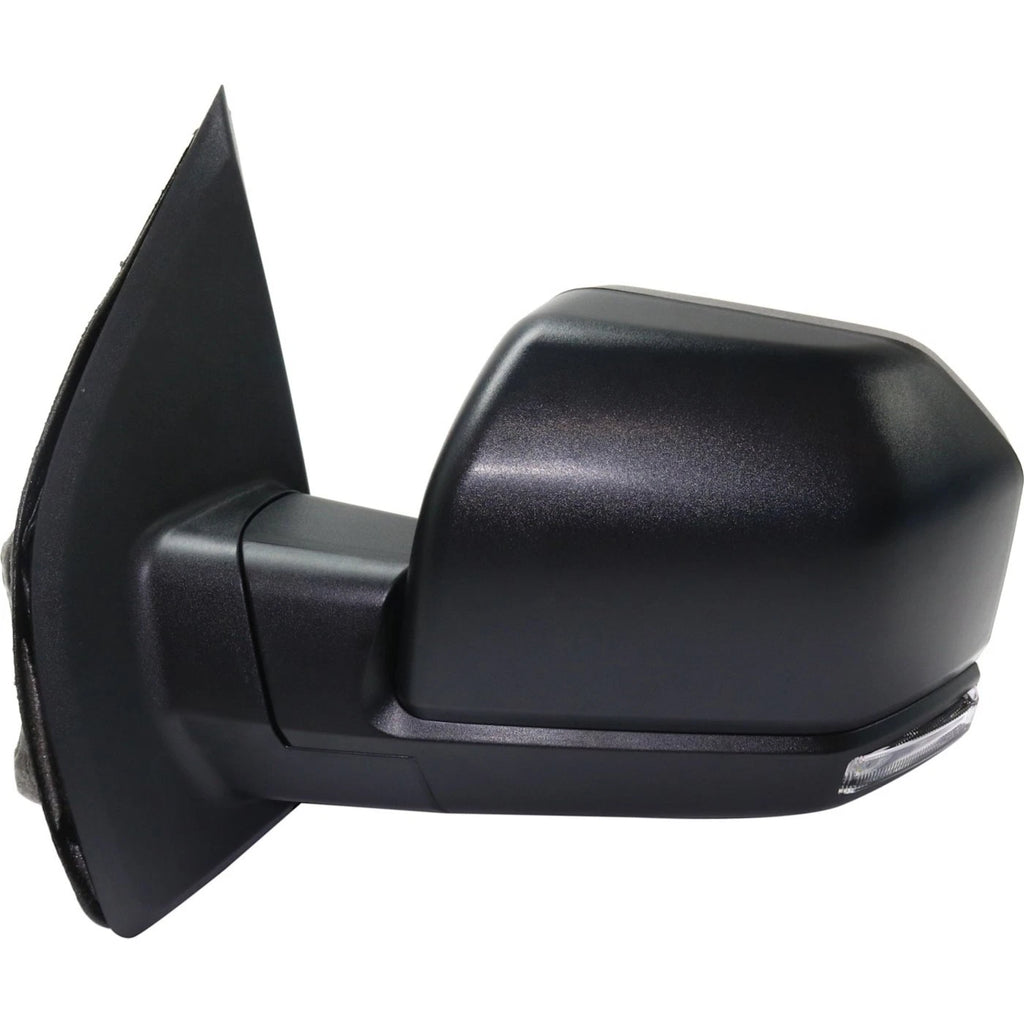 Set of 2 Mirrors for Ford F-150 (2015–2018) with Puddle Light, Textured Black