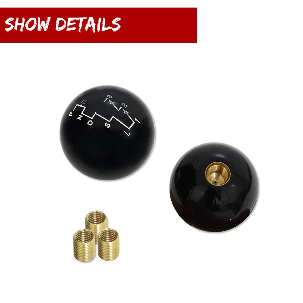 Black Round Knob for Hurst Dual Gate Shifter (1967–1979)