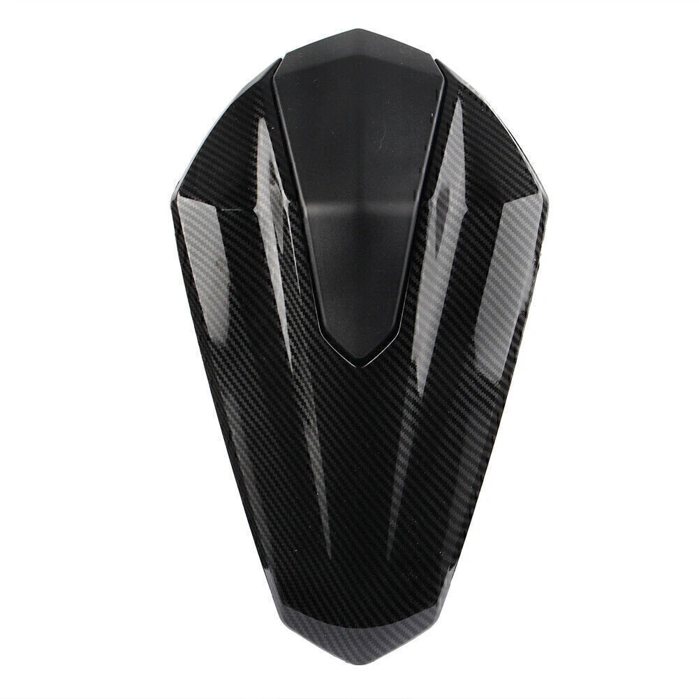 Rear Pillion Passenger Cowl Seat Cover for Kawasaki Ninja 400 (2018–2023) Carbon Fiber