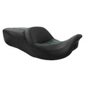 Rider & Passenger Seat for Harley Touring Street Glide (2009–2023) Black Green