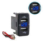 4.2A Car Charger Socket Voltmeter for Toyota Hilux Prado Land Cruiser