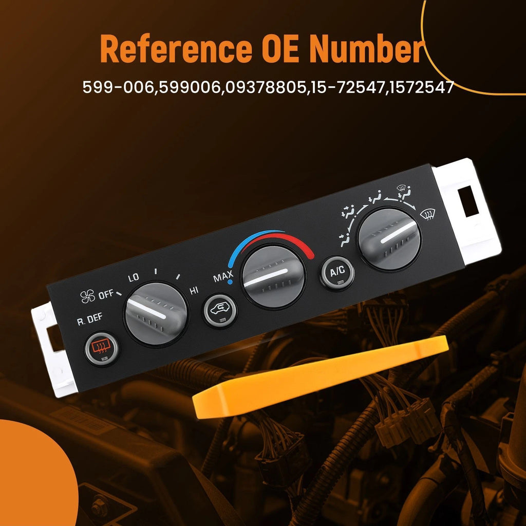 A/C Climate Control Module for Chevy Suburban Tahoe GMC Yukon (1996-2000)